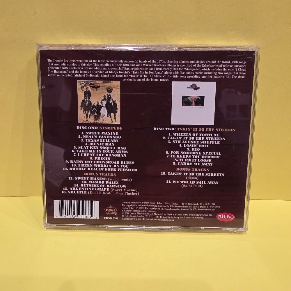 The Doobie Brothers - Stampede + Takin' It To The Streets - 2011 - EDSD 2106 - Used - VG++ - CDs