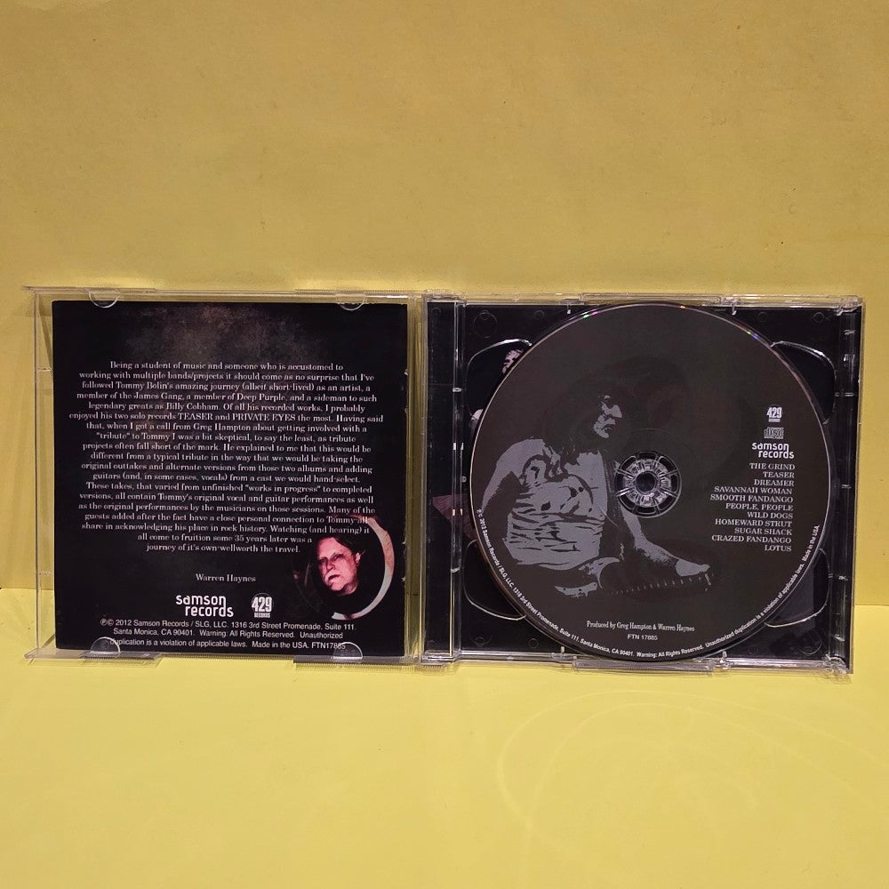 Tommy Bolin And Friends - Great Gypsy Soul Deluxe Collector Edition - 2012 - FTN 17885 - Used - VG++ - CDs