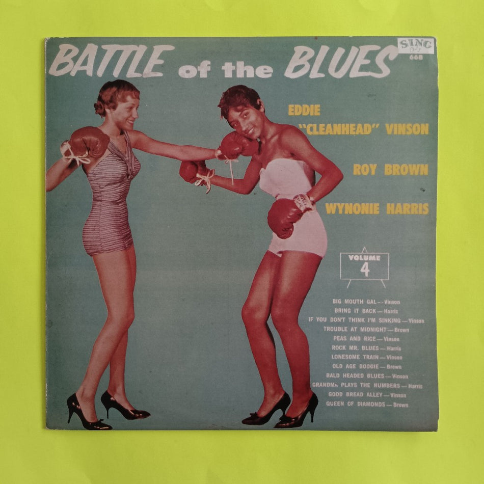 Eddie Cleanhead Vinson & More - Battle Of The Blues Vol. 4 DENMARK - 1987 - SING 668 - Used - VG++ - Vinyl