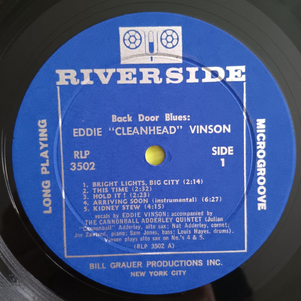 Eddie Cleanhead Vinson - Back Door Blues OG MONO - 1962 - RLP 3502 - Used - VG++ - Vinyl