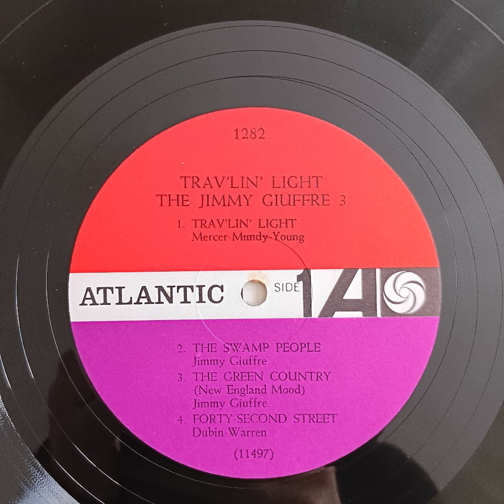 Jimmy Giuffre 3 - Trav'lin' Light MONO - 1960 - ATLANTIC 1282 - Used - VG++ - Vinyl
