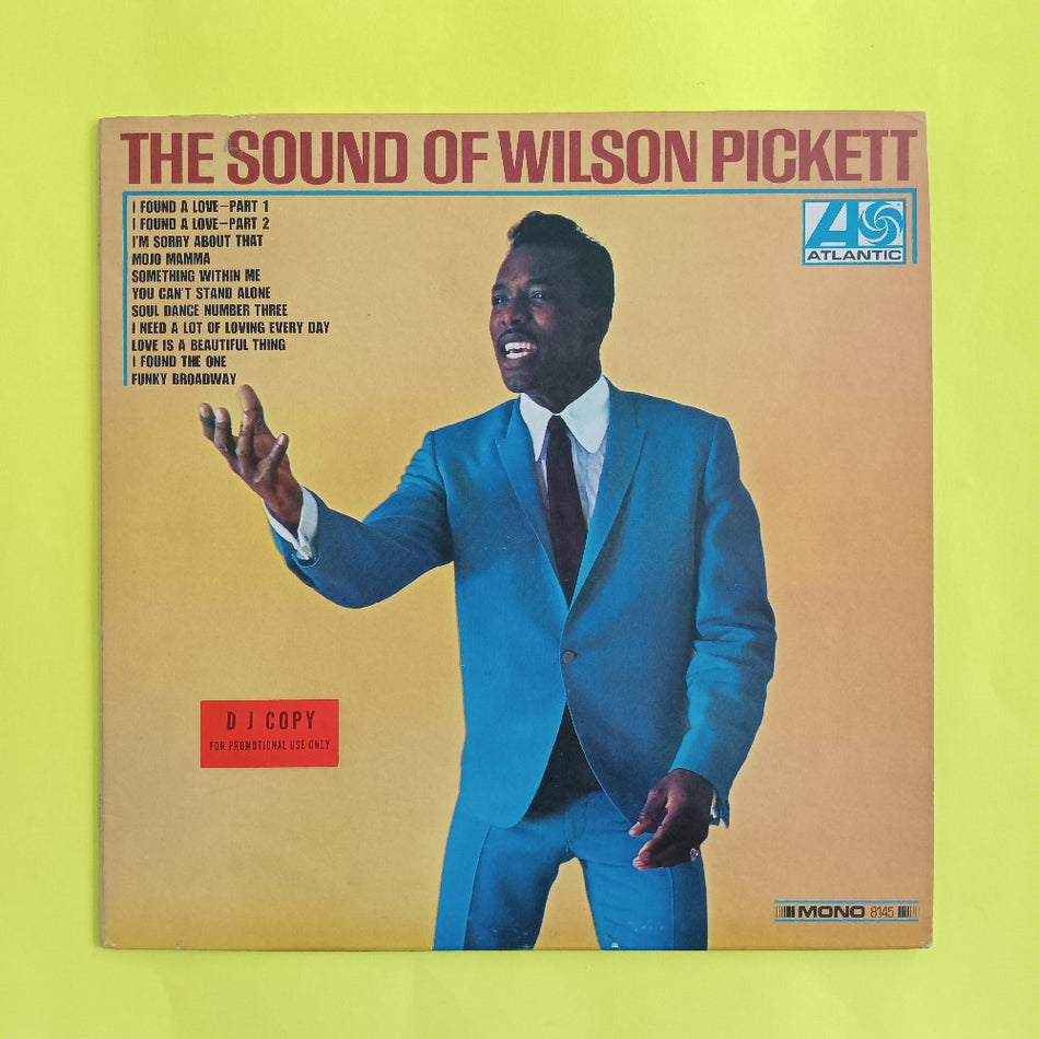 Wilson Pickett - The Sound Of Wilson Pickett PROMO MONO - 1967 - Atlantic 8145 - Used - VG++ - Vinyl