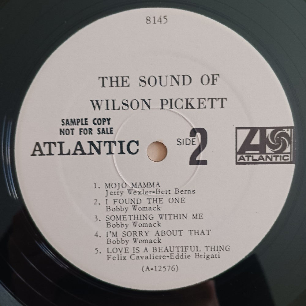 Wilson Pickett - The Sound Of Wilson Pickett PROMO MONO - 1967 - Atlantic 8145 - Used - VG++ - Vinyl