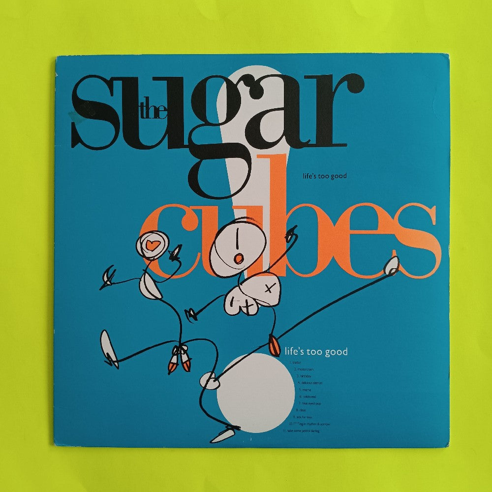 The Sugarcubes - Life's Too Good BLUE - 1988 - 60801-1 - Used - VG++ - Vinyl