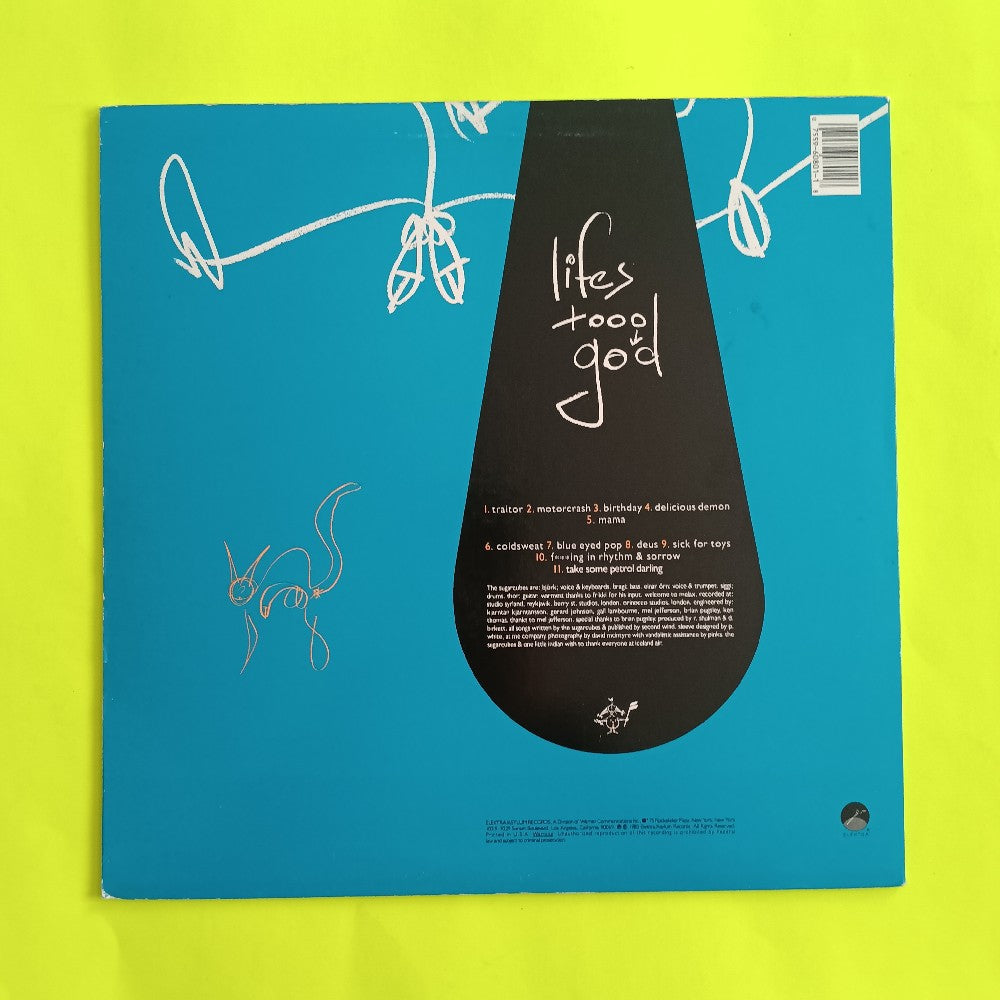 The Sugarcubes - Life's Too Good BLUE - 1988 - 60801-1 - Used - VG++ - Vinyl