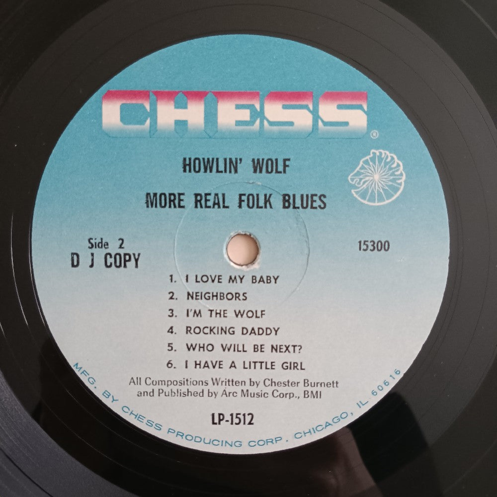 Howlin Wolf  - More Real Folk Blues / Original Mono Promo  - 1967 - LP 1512 Used - VG+ - Vinyl