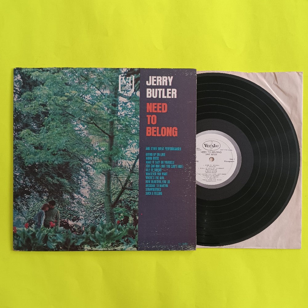Jerry Butler - Need To Belong MONO PROMO - 1963 - VJLP 1076 - Used - VG+ - Vinyl