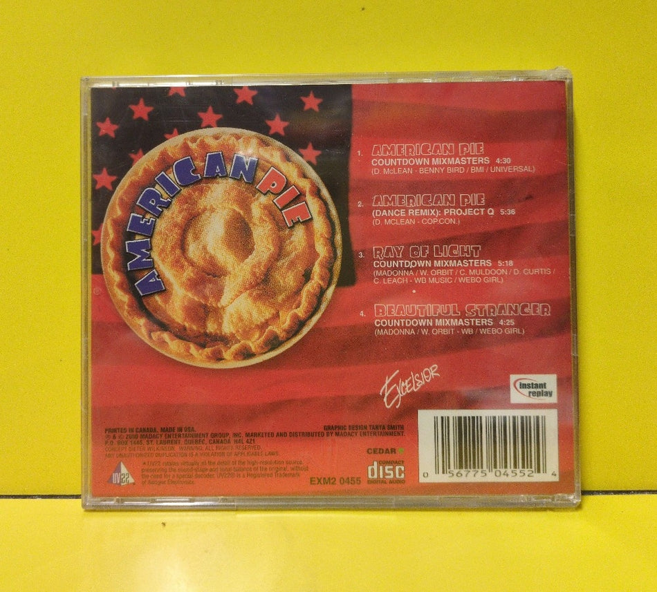 Countdown Mixmasters - American Pie - 2000 - EXM2 0455 - New - Sealed - CDs - Canadian Import