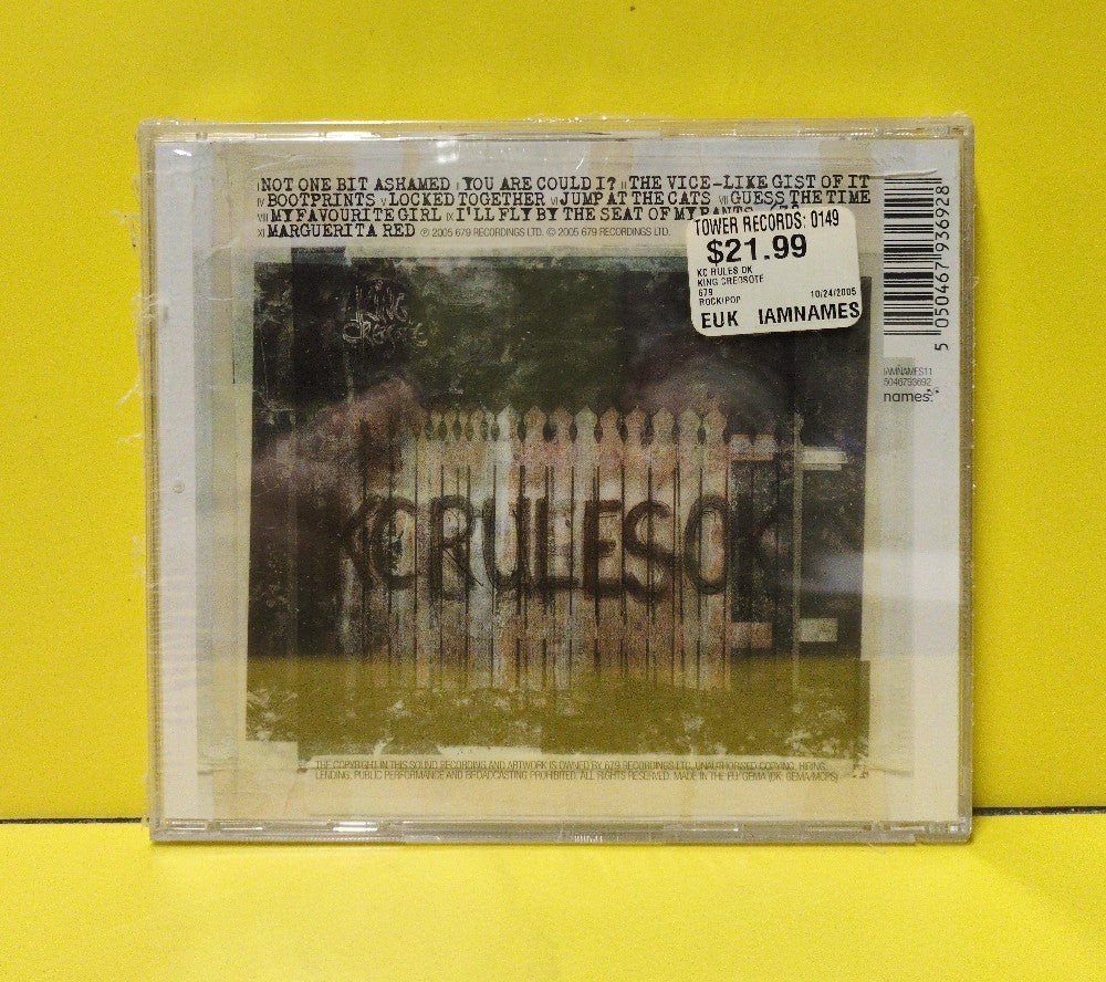 King Creosote - KC Rules OK - 2005 - IAMNAMES 11 - New - Sealed - CDs - European Import