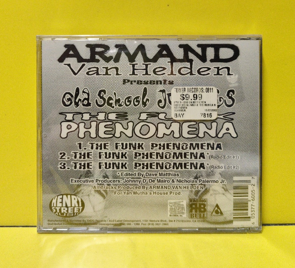 Armand Van Helden Presents Old School Junkies - The Funk Phenomena - 1996 - HSCDS-6005 - New - Sealed - CDs