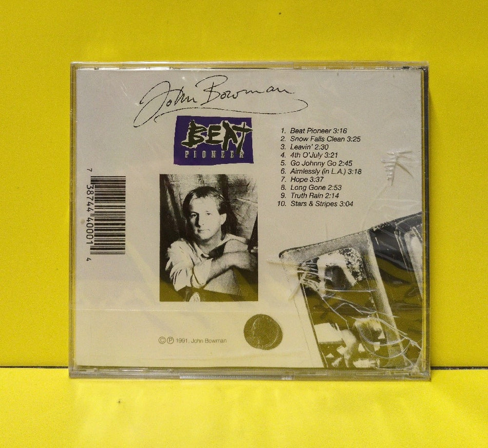 John Bowman - Beat Pioneer - 1991 - HD 101 - New - Sealed - CDs