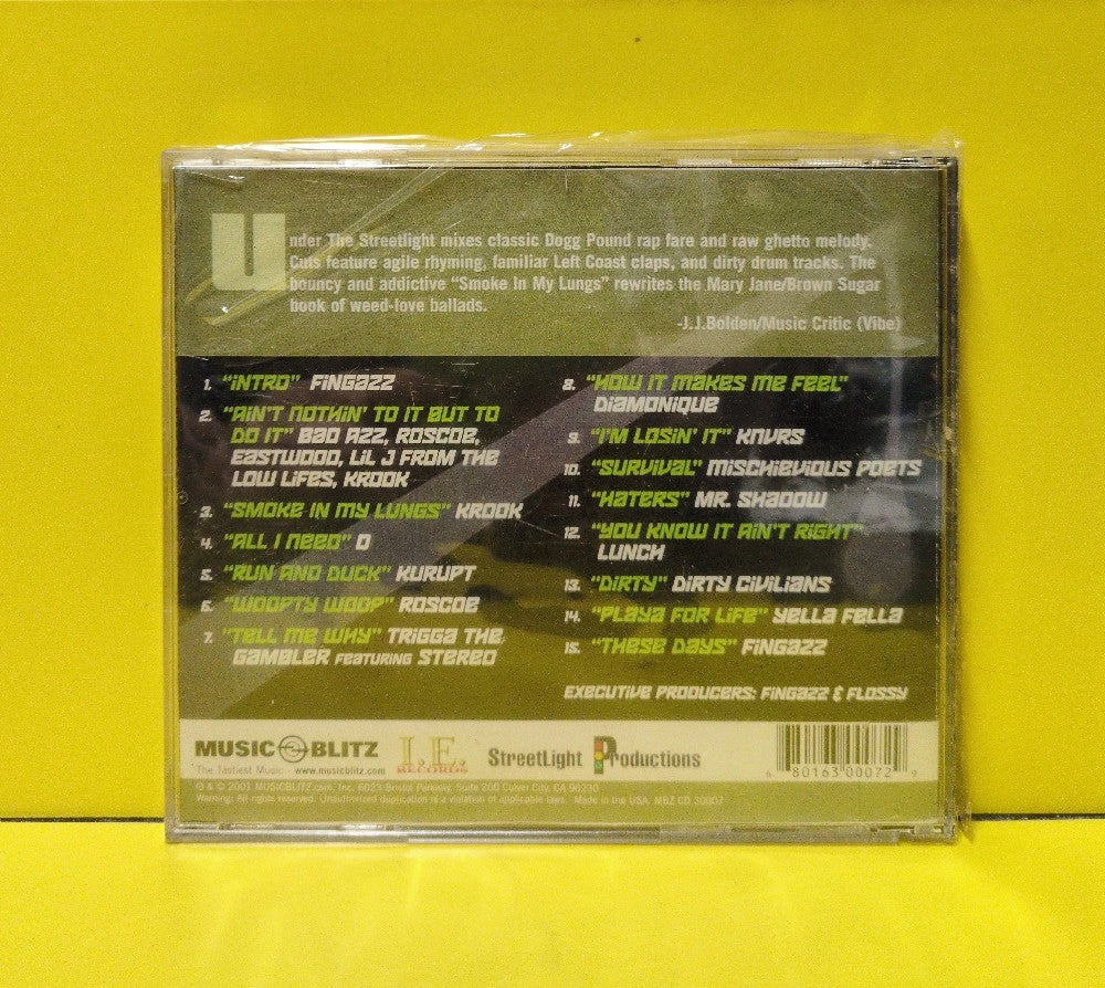 Various - Under The Streetlight - 2001 - MBZ CD 30007 - New - Sealed - CDs