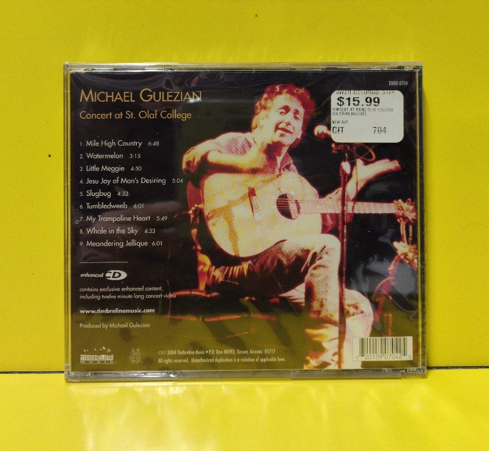Michael Gulezian - Concert At St. Olaf College - 2004 - TMBR-0704 - New - Sealed - CDs - Reissue