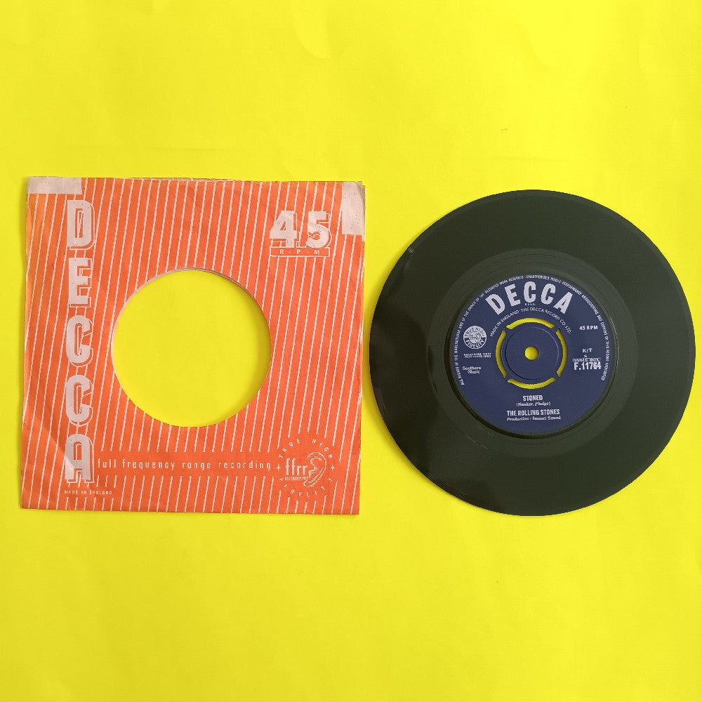 Rolling Stones - I Wanna Be Your Man / Stoned UK 7" 45 - 1963 - F.11764 - Used - VG+ - Vinyl