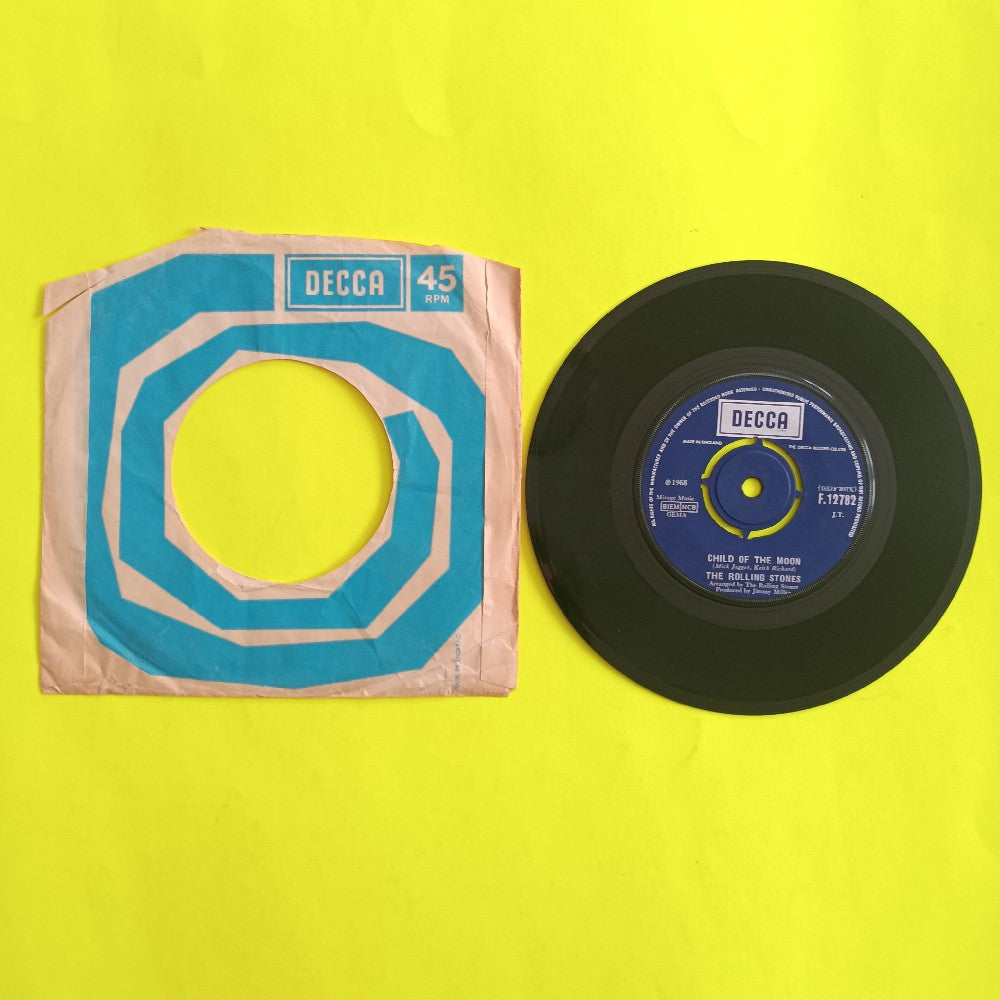 Rolling Stones - Jumpin' Jack Flash UK 7" 45 - 1968 - F.12782 - Used - VG+ - Vinyl