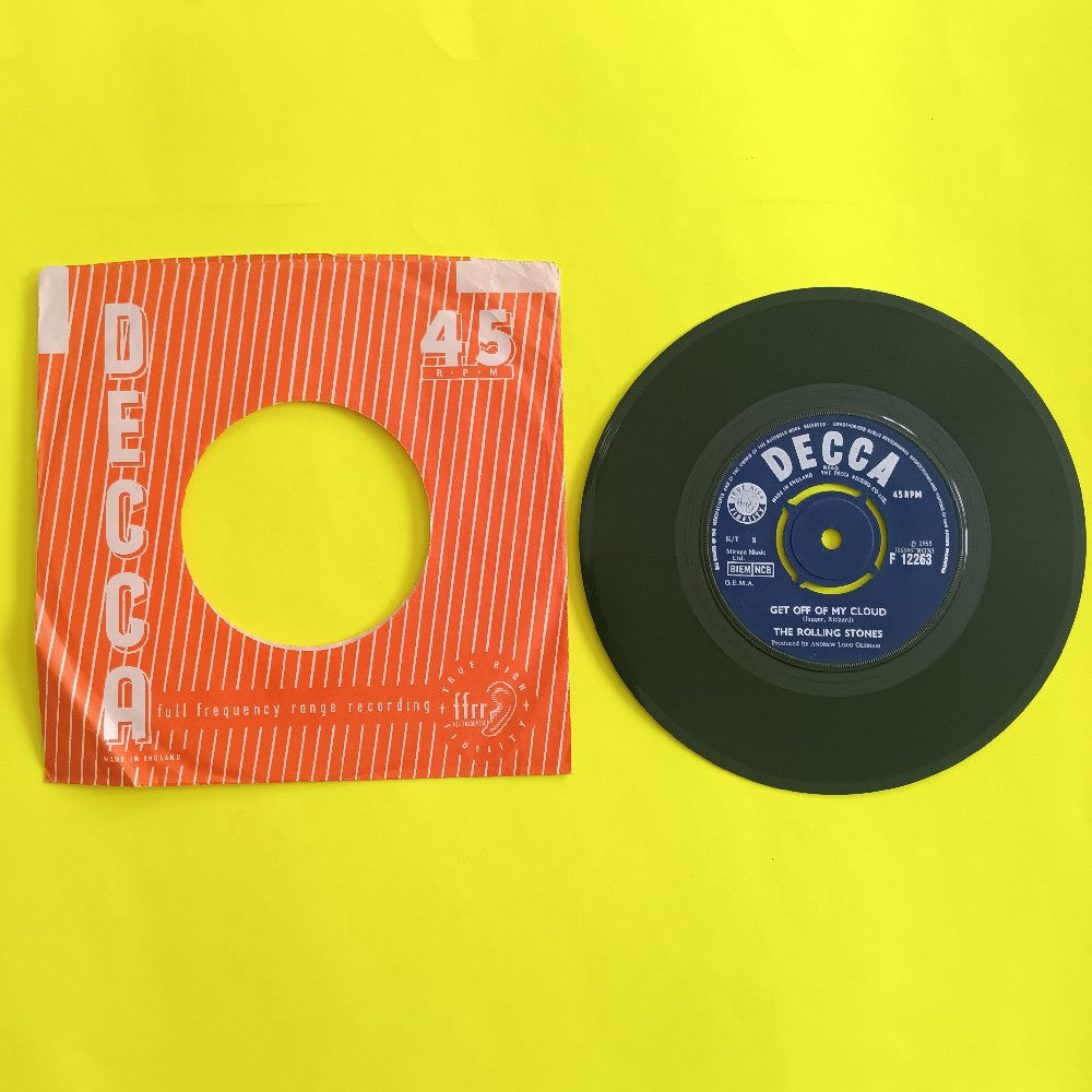 Rolling Stones - Get Off Of My Cloud UK 7" 45 - 1965 - F 12263 - Used - VG+ - Vinyl