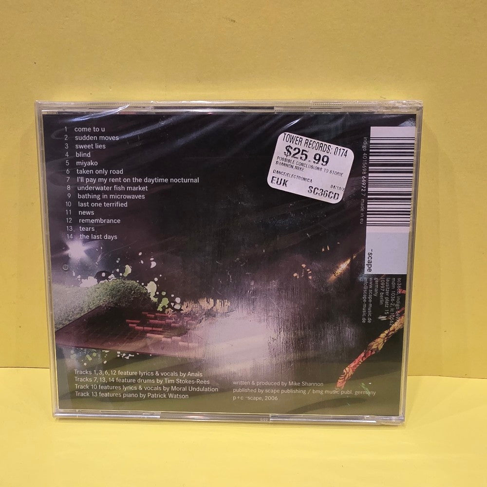Mike Shannon - Possible Conclusions To Stories That Never End - 2006 - sc36cd - New - Sealed - CDs