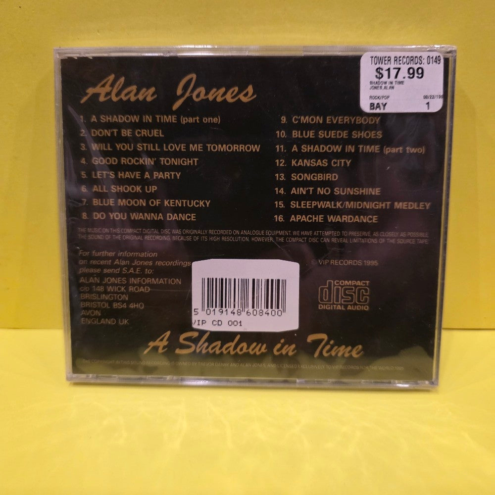 Alan Jones  - A Shadow In Time - 1995 - VIP CD 001 - New - Sealed - CDs