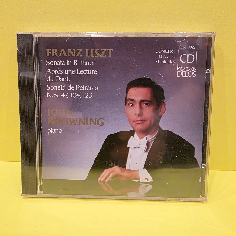 Franz Liszt, John Browning - Sonate In B Minor - Apres Une Lecture Du Dante - 1985 - D/CD 3022 - New - Sealed - CDs