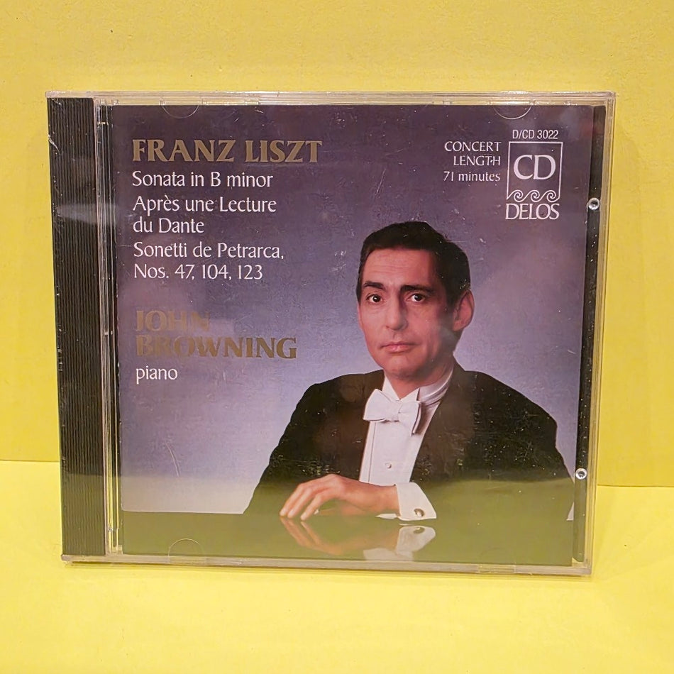 Franz Liszt, John Browning - Sonate In B Minor - Apres Une Lecture Du Dante - 1985 - D/CD 3022 - New - Sealed - CDs