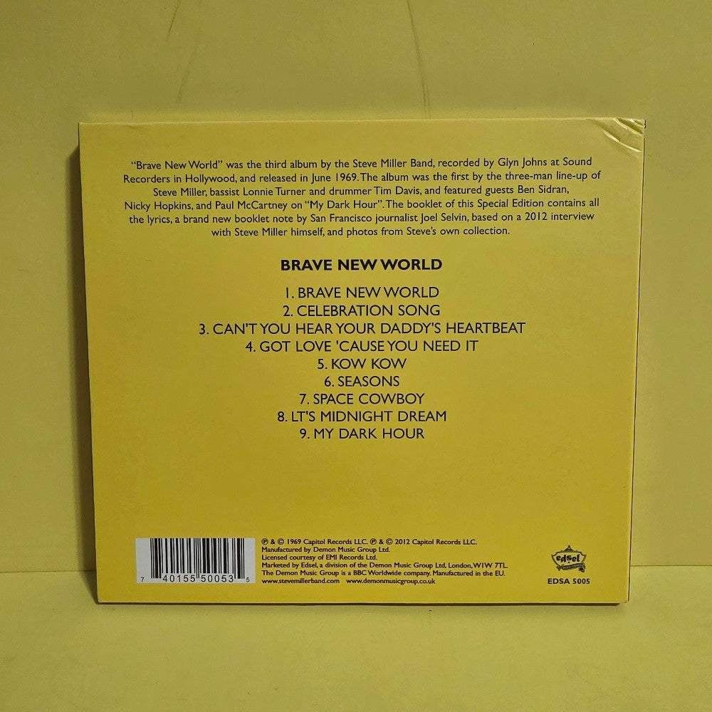 Steve Miller Band - Brave New World - 2012 - EDSA 5005 - Used - EX - CDs