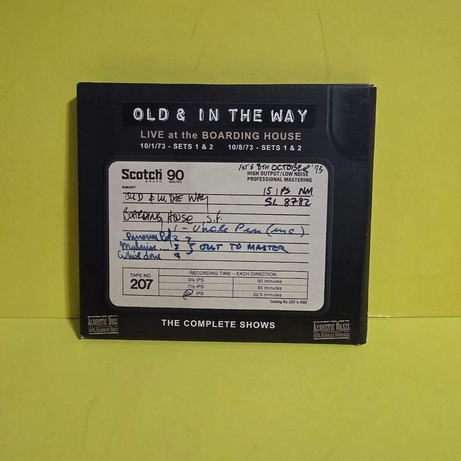 Old & In The Way - Live At The Boarding House (The Complete Shows) - 2013 - ACD 81 - Used - EX - CDs