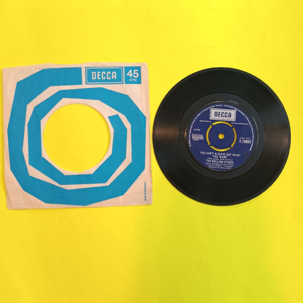 Rolling Stones - Honky Tonk Women UK 7" 45 - 1969 - F.12952 - Used - VG++ - Vinyl