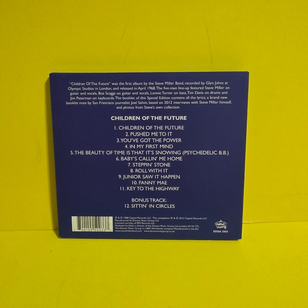 Steve Miller Band - Children Of The Future - 2012 - EDSA 5003 - Used - EX - CDs