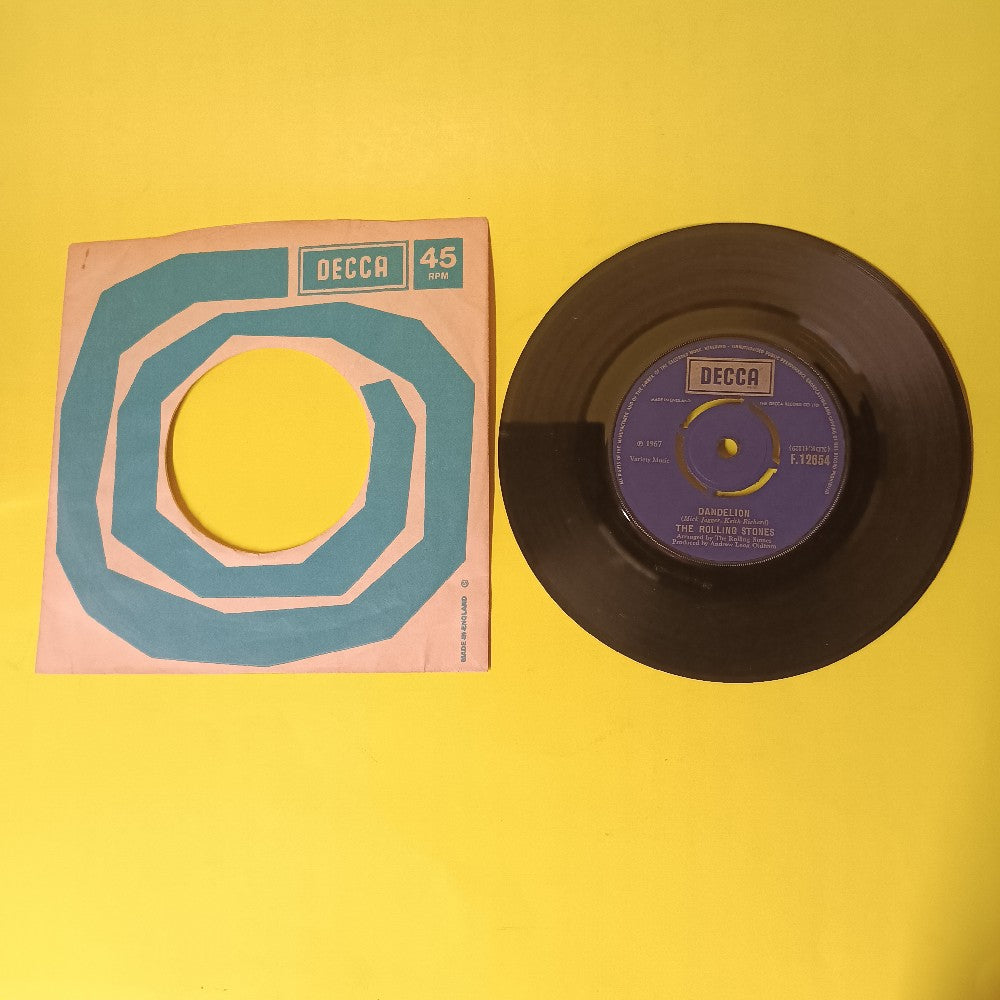 Rolling Stones - We Love You / Dandelion UK 7" 45 - 1967 - F.12654 - Used - VG+ - Vinyl