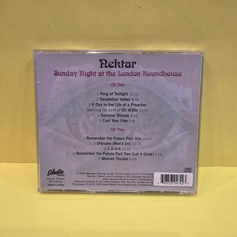 Nektar - Sunday Night At London Roundhouse - 2005 - DNECD 1208/9 - Used - EX - CDs