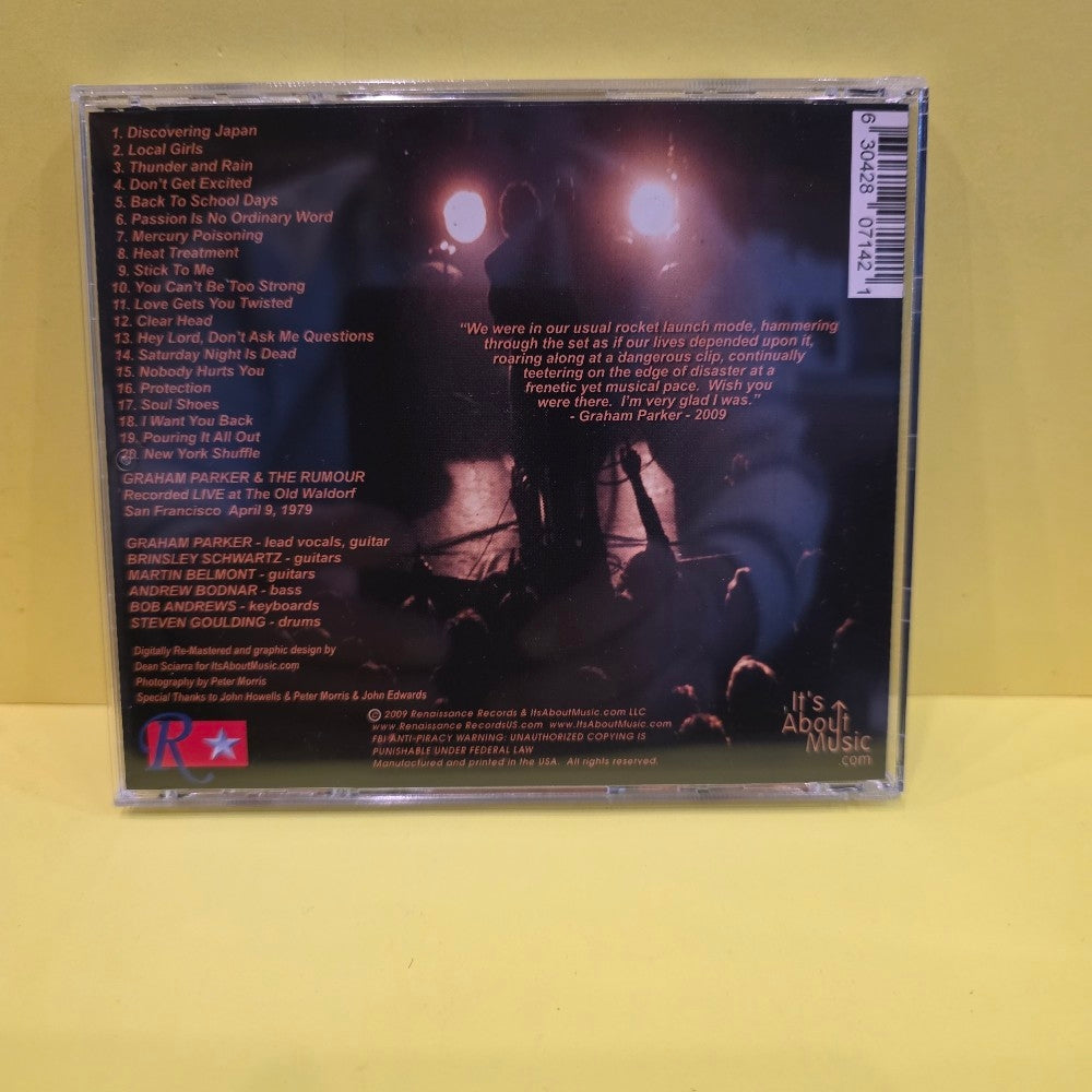Graham Parker & The Rumour - Live In San Francisco 1979 - 2009 - RMED714 - Used - VG++ - CDs