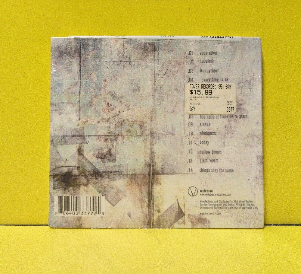 Halou - Wholeness & Separation - 2006 - VRT 002 - New - Sealed - CDs