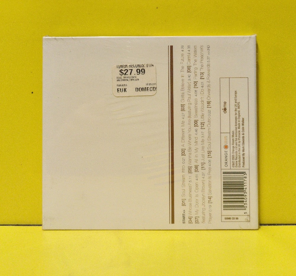 Carleen Anderson - Soul Providence - 2005 - Dome CD 59 - New - Sealed - CDs - UK & European Import