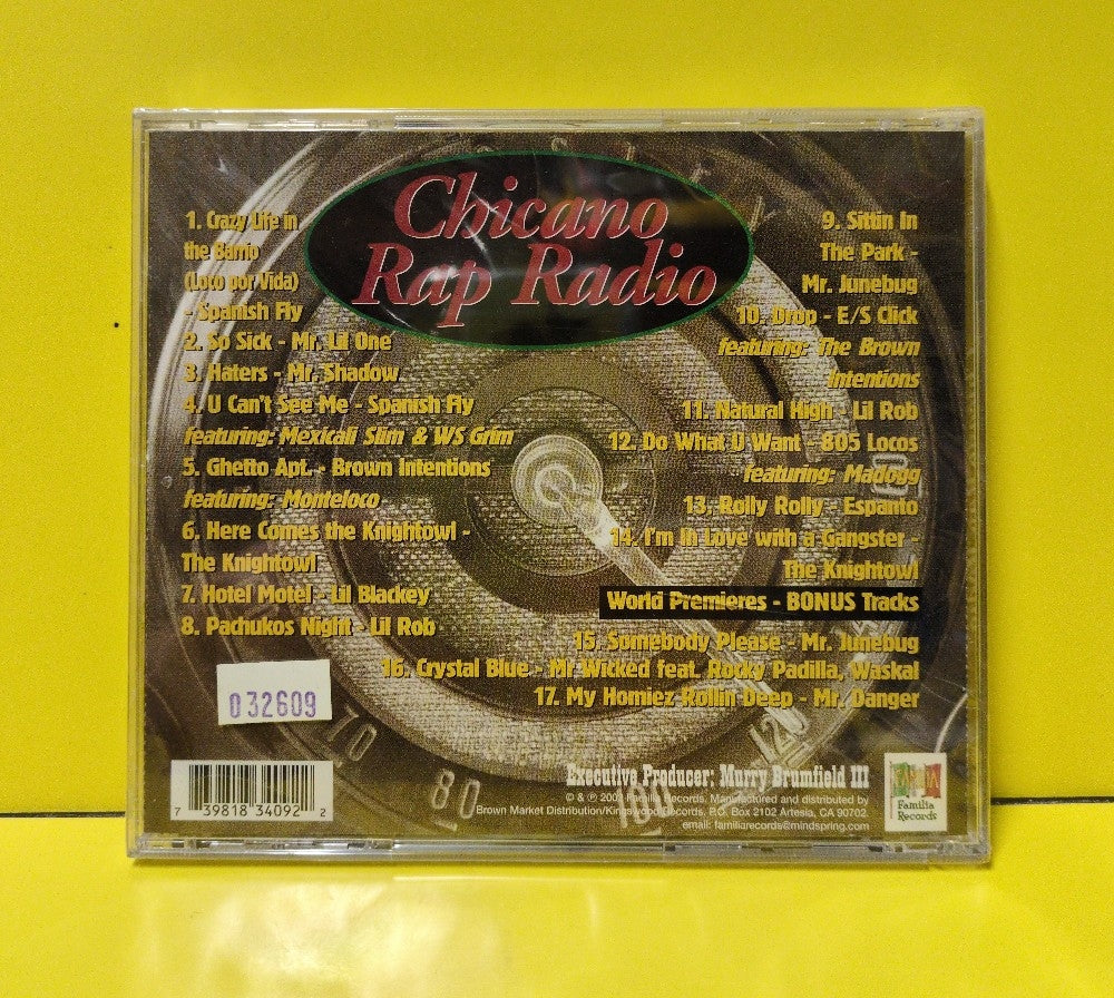 Various - Chicano Rap Radio - 2002 - FAM 3409-2 - New - Sealed - CDs
