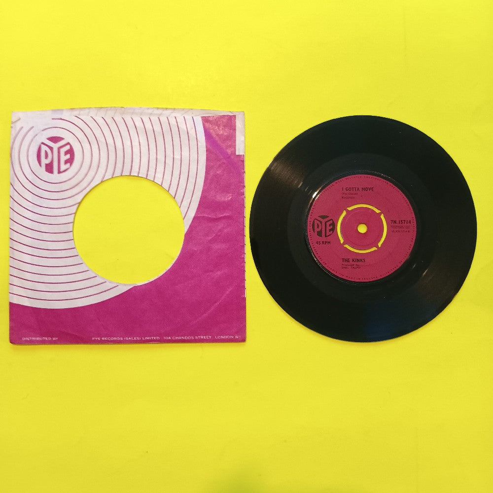 The Kinks - All Day And All Of The Night UK 7" 45 - 1964 - 7N.15714 - Used - VG++ - Vinyl