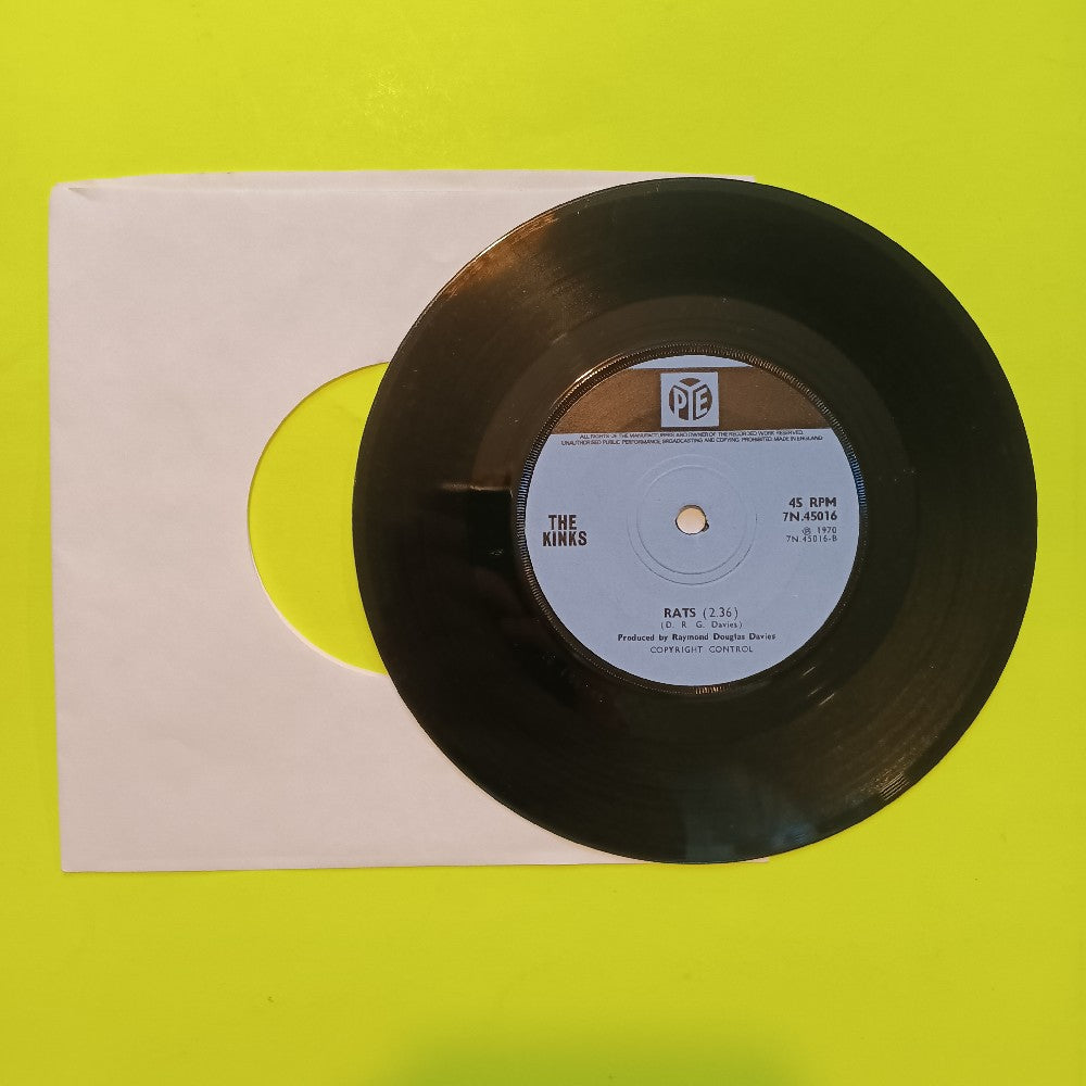 The Kinks - Apeman / Rats UK 7" 45 - 1970 - 7N.45016 - Used - VG+ - Vinyl