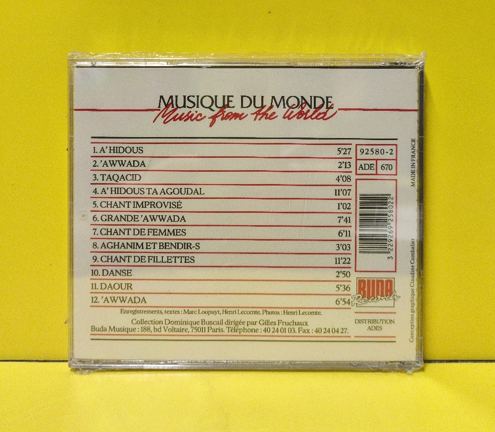 Aït Bou Guemmez - Maroc: Musiques De La Haute Montagne = Morocco: Music From The High Mountains - 1993 - 92580-2 - New - Sealed - CDs - France Import