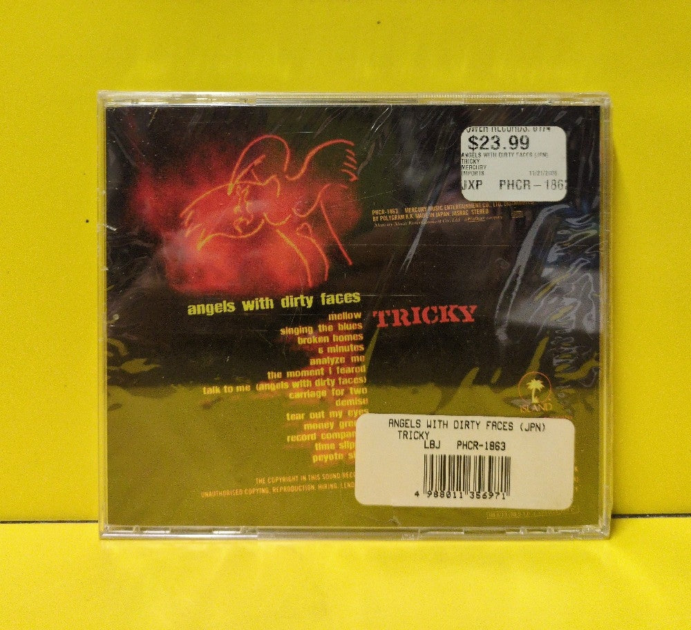 Tricky - Angels With Dirty Faces - 1998 - PHCR-1863 - New - Sealed - CDs - Japan Import
