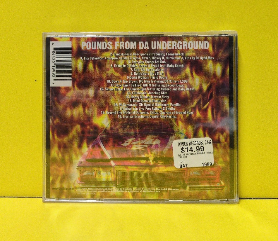 Various - Pounds From Da Underground - 1999 - ILL-19992 - New - Sealed - CDs