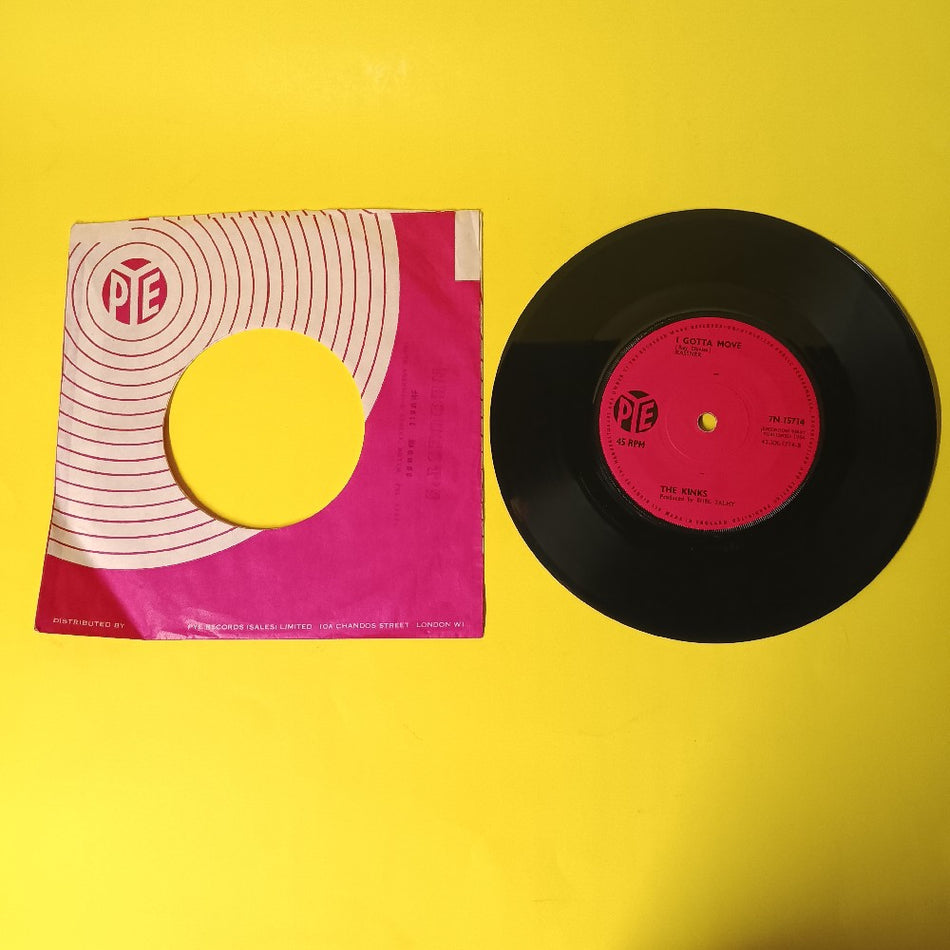 The Kinks - All Day And All Of The Night UK 7" 45 - 1964 - 7N.15714 - Used - VG++ - Vinyl