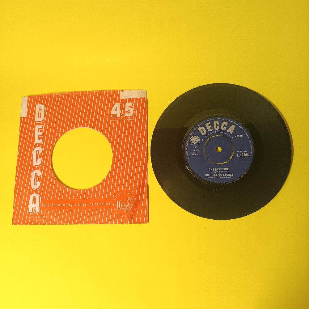 Rolling Stones - The Last Time UK 7" 45 - 1965 - F.12104 - Used - VG++ - Vinyl