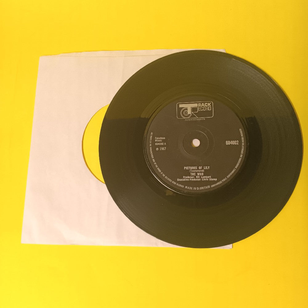 The Who  - Pictures Of Lily UK 7" 45 - 1967 - 604002 - Used - VG+ - Vinyl