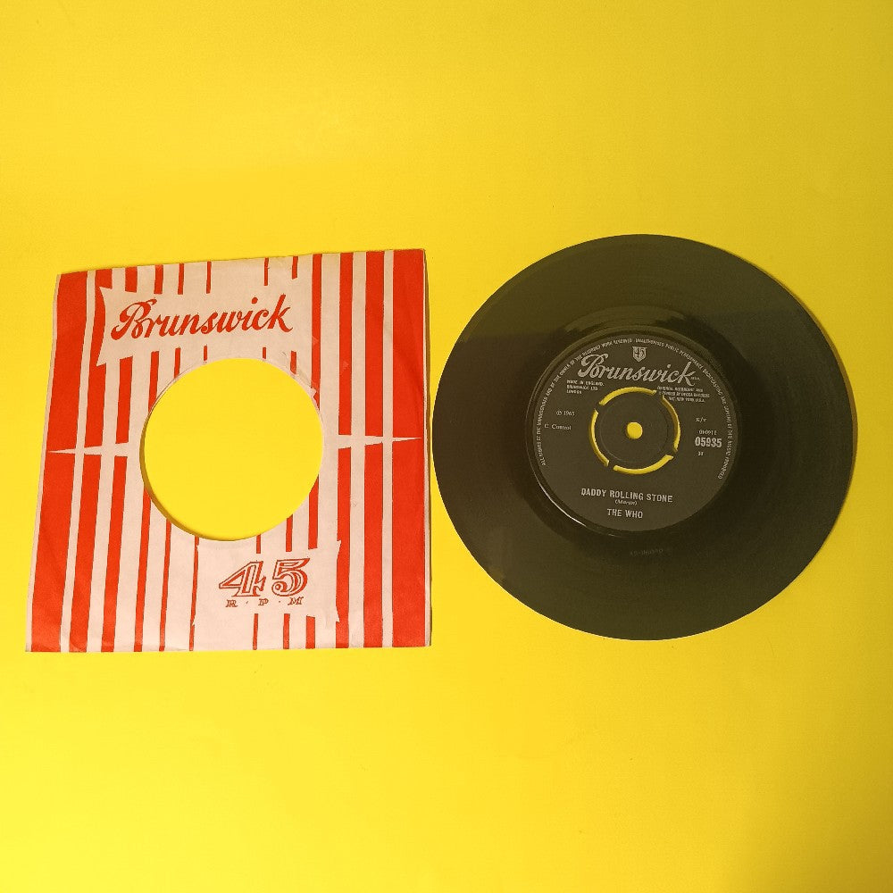 The Who  - Anyway Anyhow Anywhere UK 7" 45 - 1965 - 05935 - Used - VG++ - Vinyl