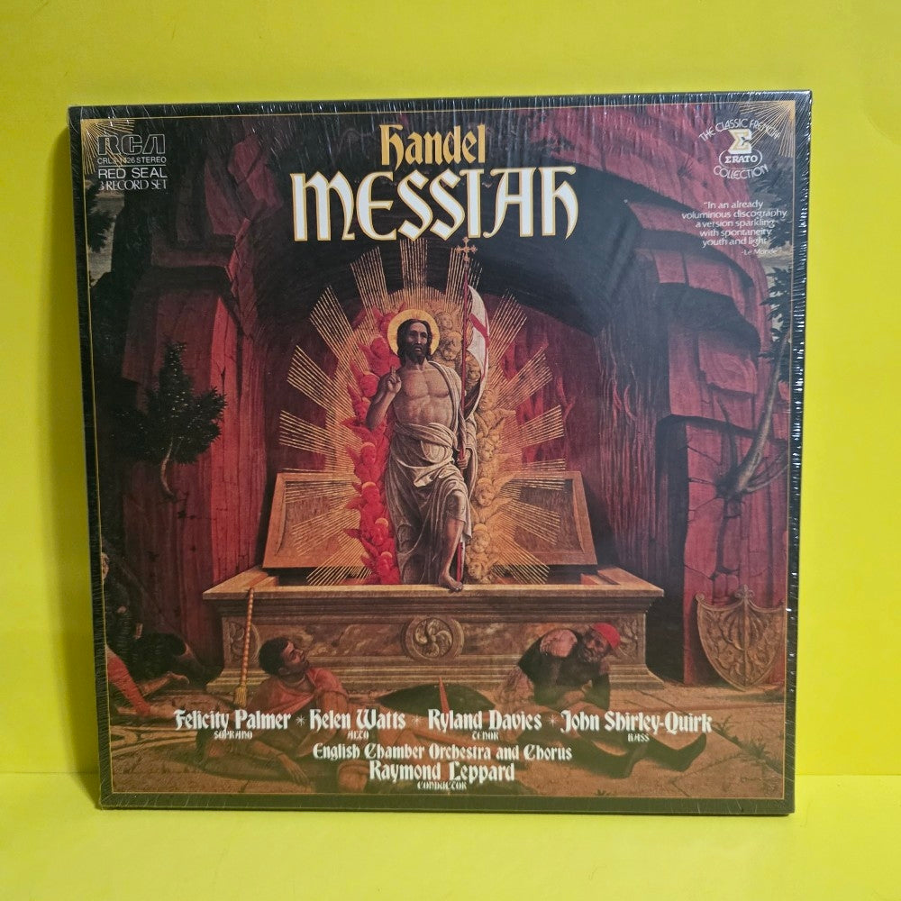 Handel Messiah  - Felicity Palmer,Helen Watts,Ryland Davies - 1976 - CRL3-1426 - New - Sealed - Vinyl