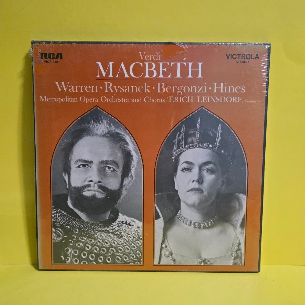 Warren, Rysanek - VERDI Macbeth 3 Lp Box Set Promo  - VICS-6121 - New - Sealed - Vinyl