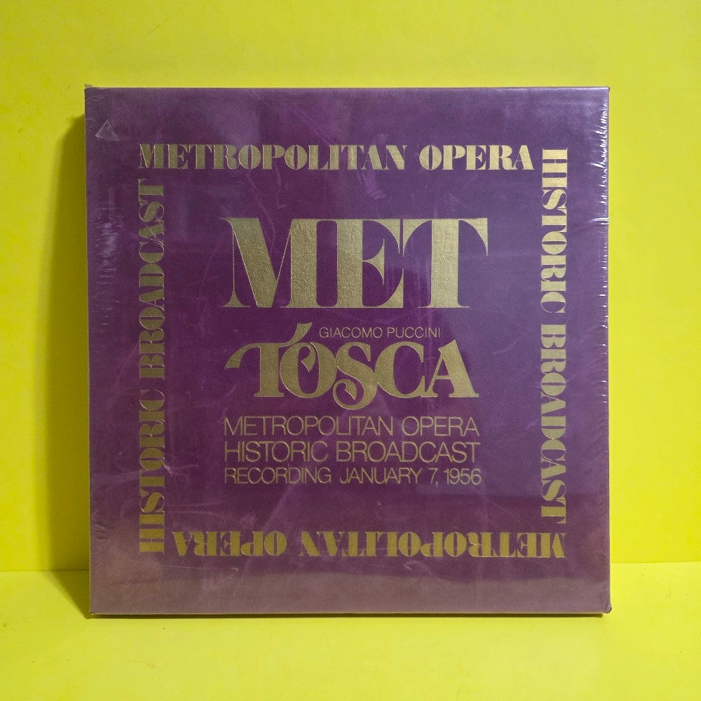 Giacomo Puccini,Dimitri Mitropoulos - Tosca, Metropolitan Opera Historic Broadcast Recording  - 1982 - MET 10 - New - Sealed - Vinyl