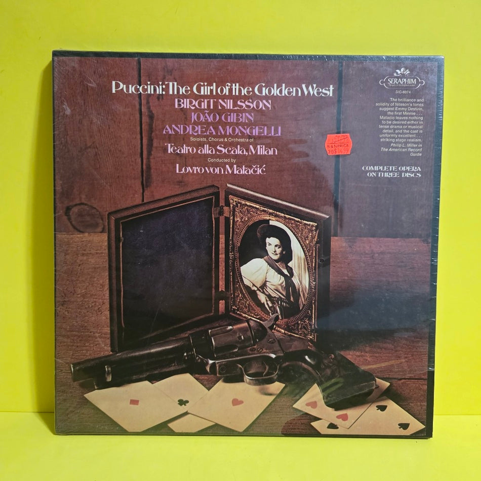 Puccini, Birgit Nilsson,Joao Gibin,Andrea Mongelli - The Girl Of The Golden West - 1972 - SIC-6074 - New - Sealed - Vinyl