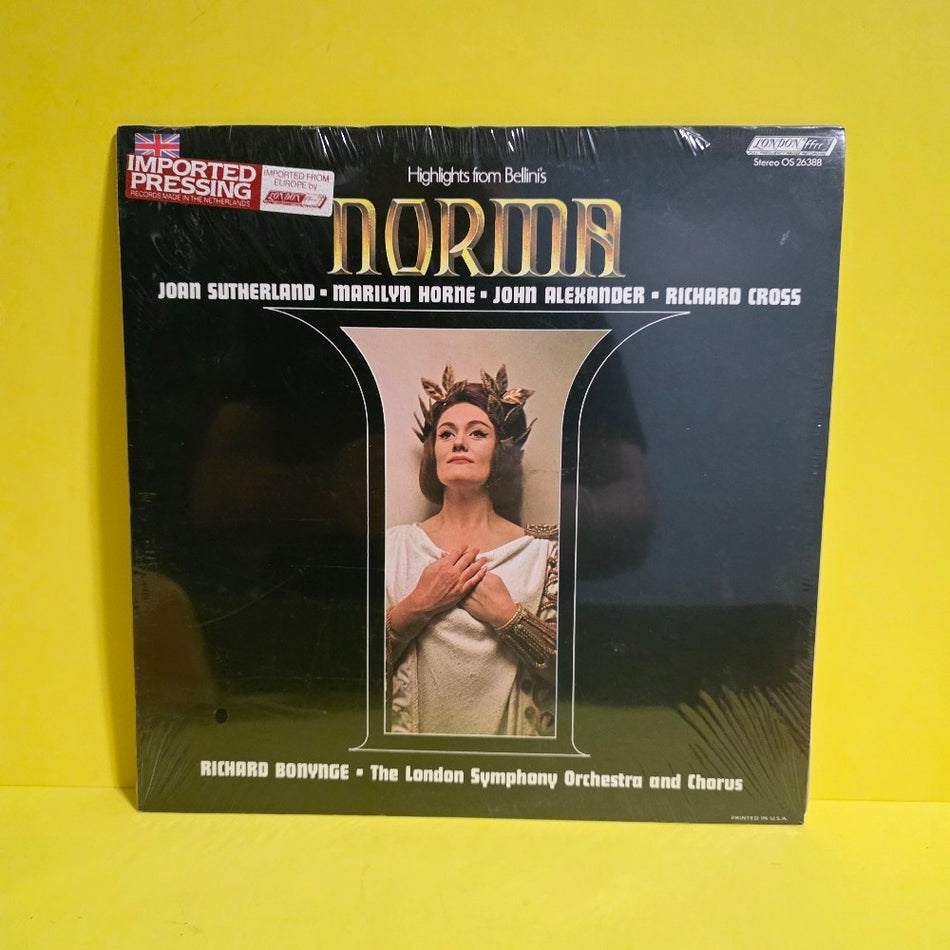 Bellini: Joan Sutherland, Marilyn Horne, John Alexander  - Highlights From Bellini's Norma - 1975 - OS 26388 - New - Sealed - Vinyl