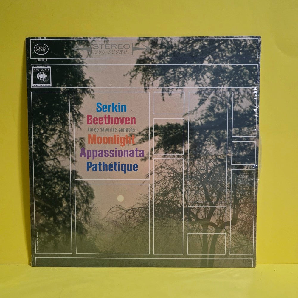 Serkin / Beethoven  - Three Favorite Sonatas  - 1963 - MS 6481 - New - Sealed - Vinyl
