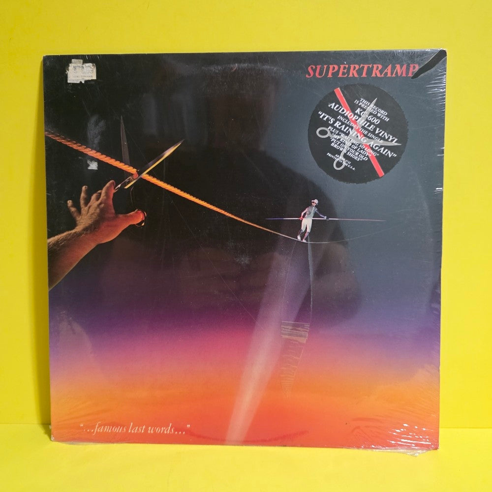 Supertramp - "...Famous Last Words..." Europadisk Pressing Audiophile  - 1982 - SP-3732 - New - Sealed - Vinyl
